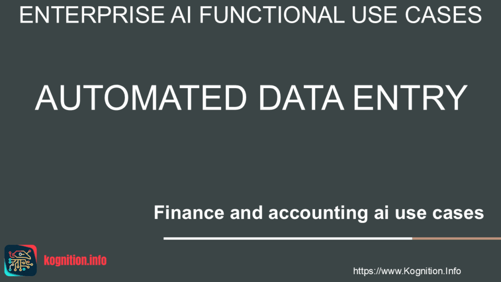 Automated Data Entry