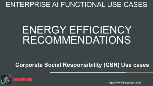 Energy Efficiency Recommendations