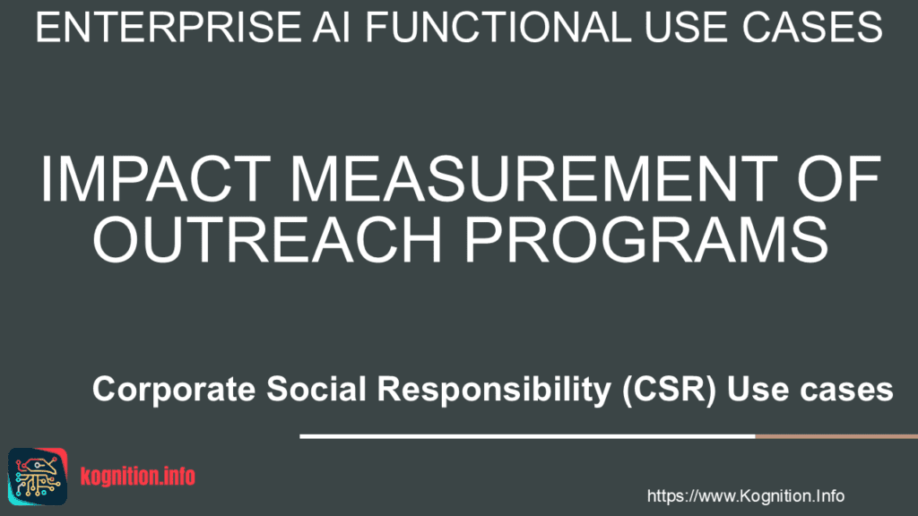 Impact Measurement of Outreach Programs
