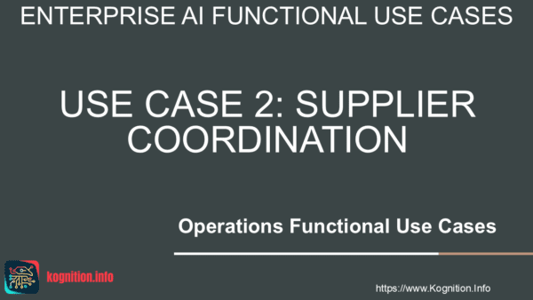 Supplier Coordination