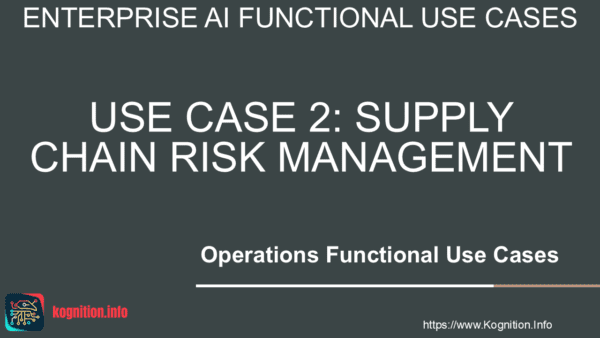 Supply Chain Risk Management