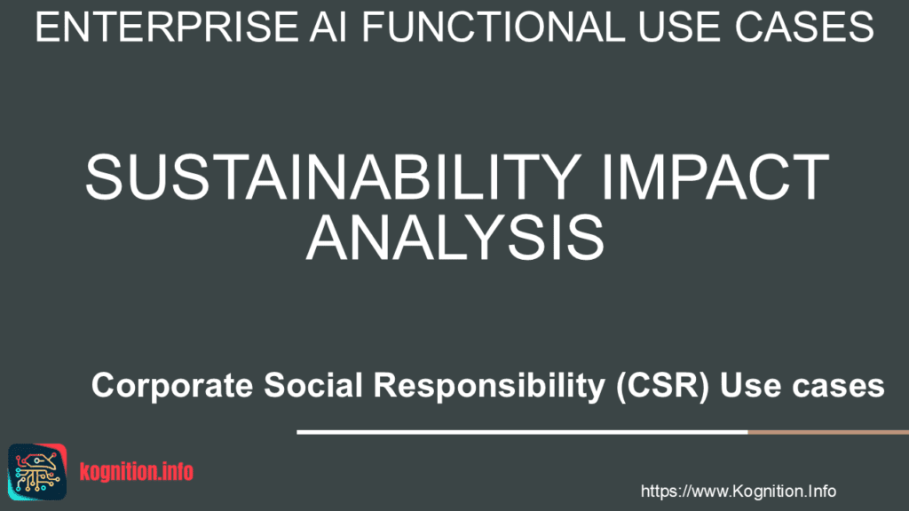Sustainability Impact Analysis