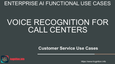 Voice Recognition for Call Centers