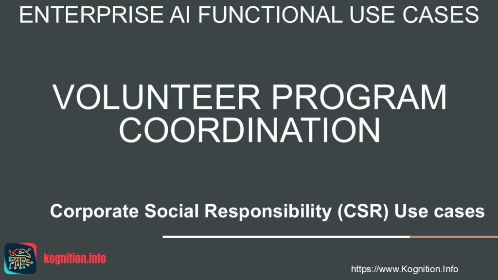 Volunteer Program Coordination