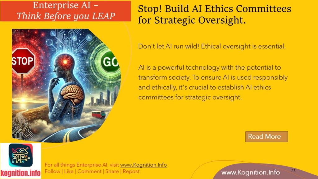 Stop! Build AI Ethics Committees for Strategic Oversight.
