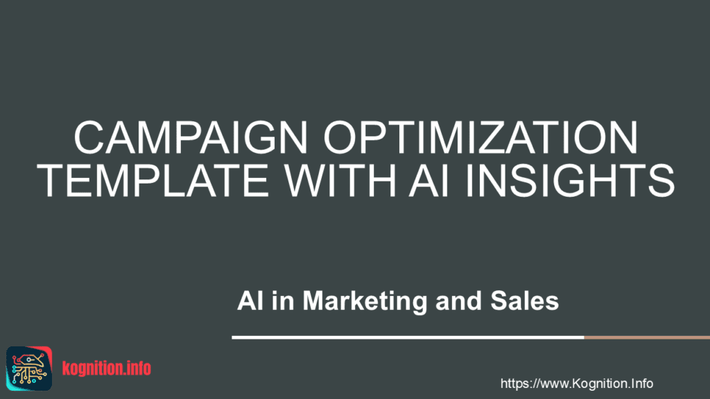 Campaign Optimization Template with AI Insights