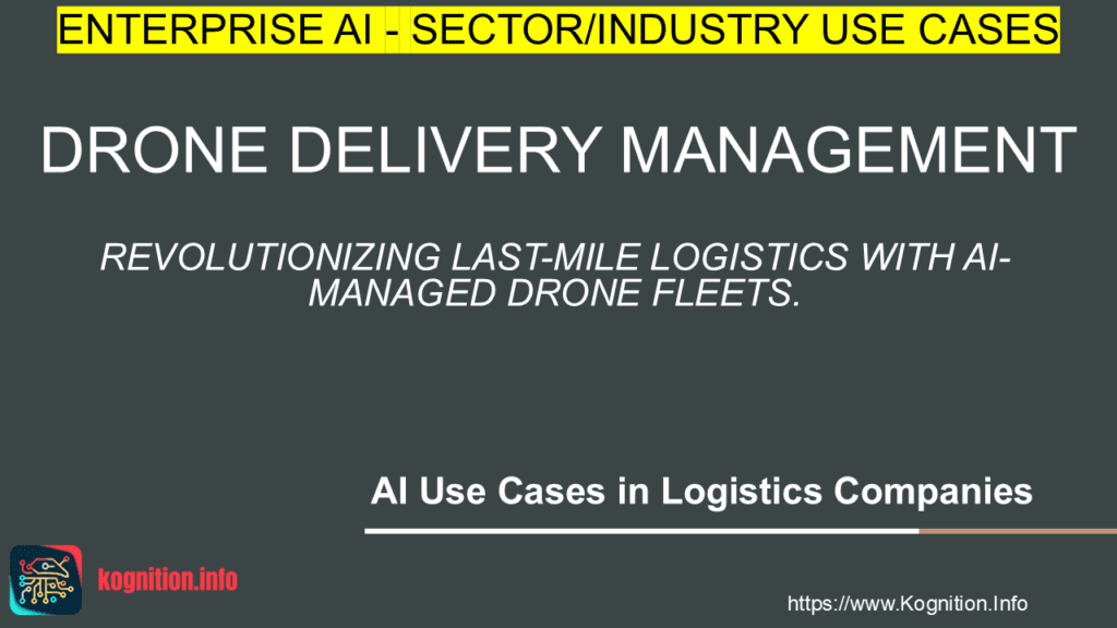 Drone Delivery Management