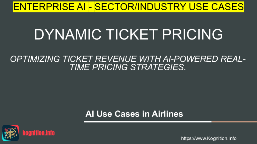 Dynamic Ticket Pricing
