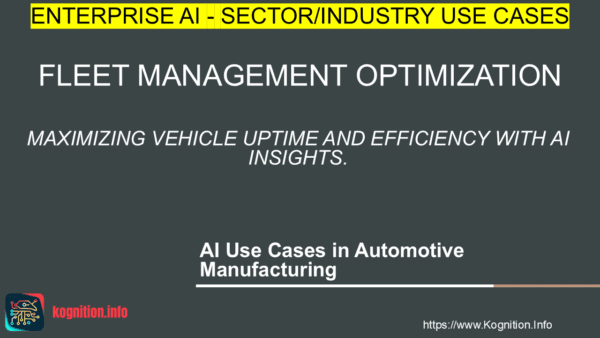 Fleet Management Optimization