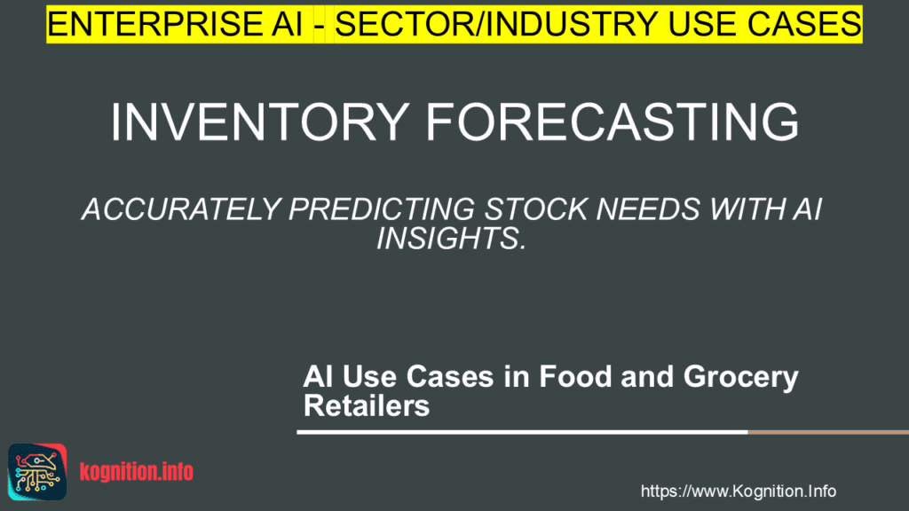 Inventory Forecasting