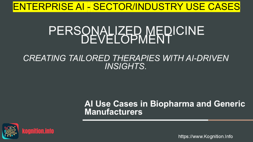 Personalized Medicine Development