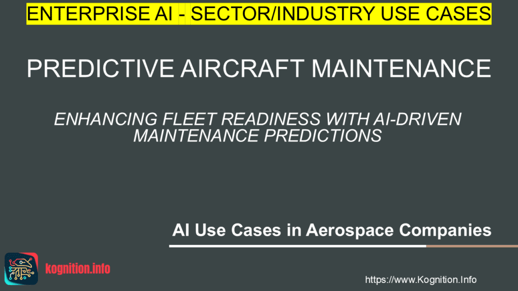 Predictive Aircraft Maintenance