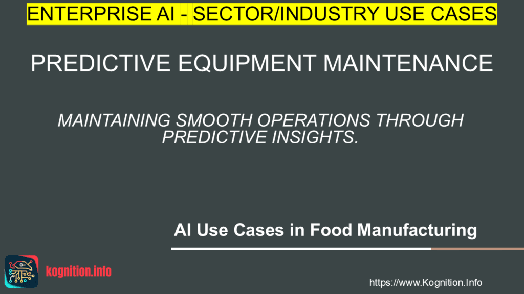 Predictive Equipment Maintenance
