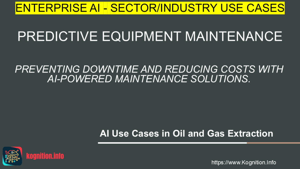 Predictive Equipment Maintenance