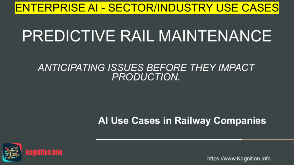 Predictive Rail Maintenance