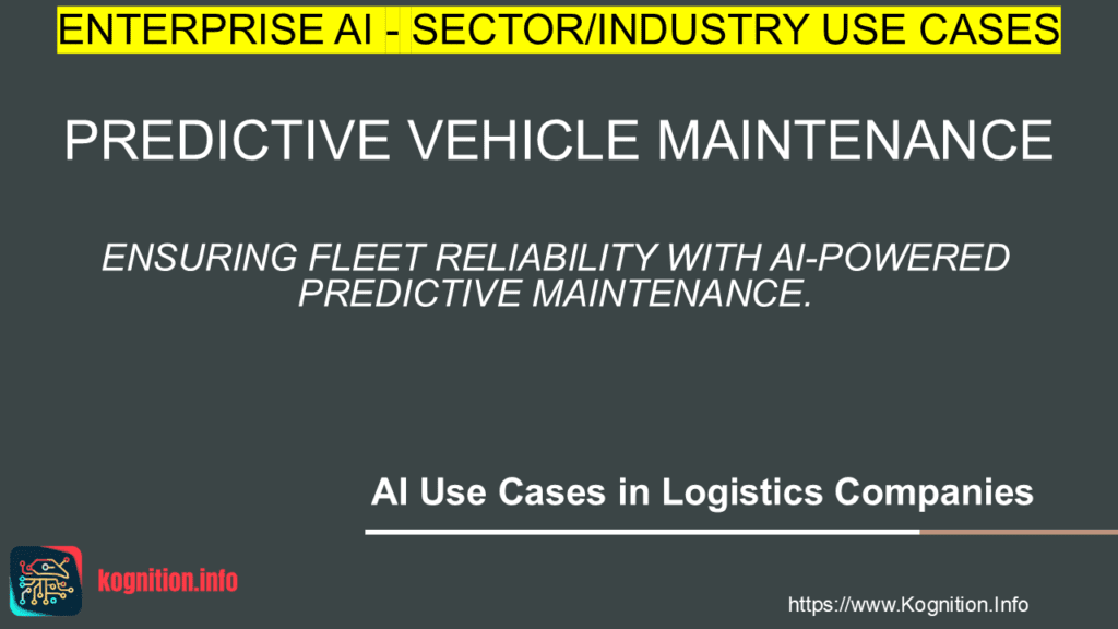 Predictive Vehicle Maintenance