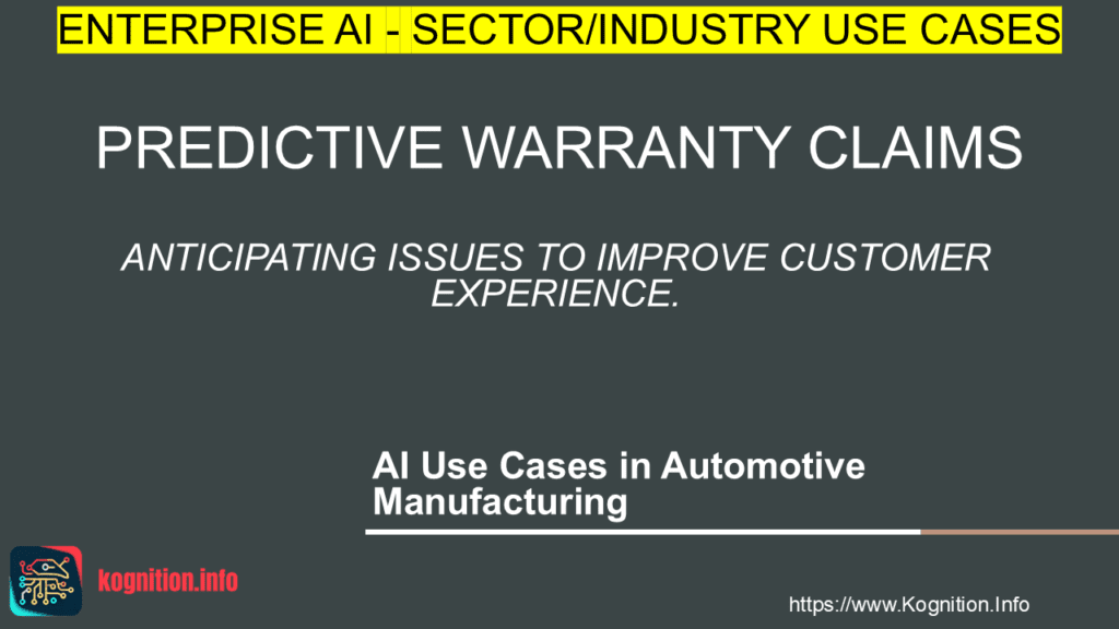 Predictive Warranty Claims