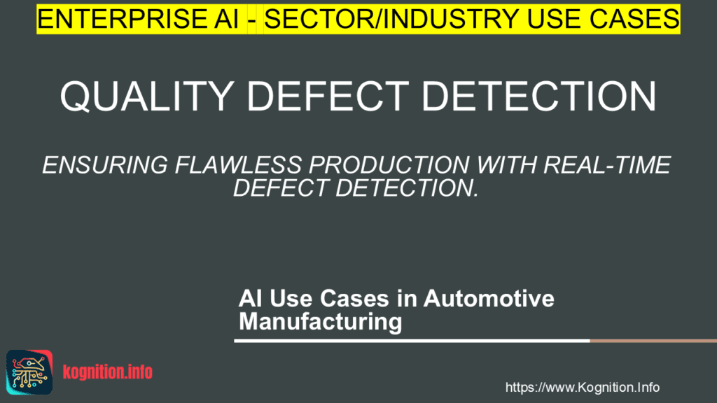 Quality Defect Detection