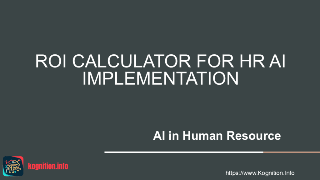 ROI Calculator for HR AI Implementation
