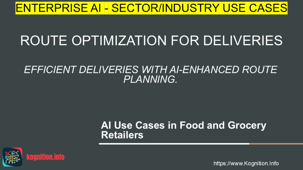 Route Optimization for Deliveries