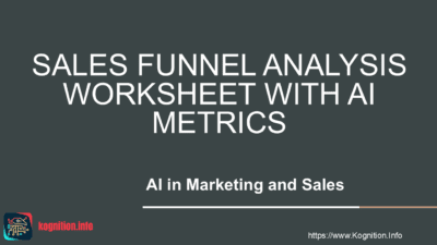 Sales Funnel Analysis Worksheet with AI Metrics