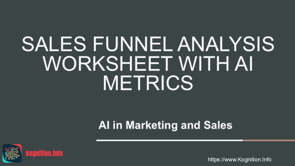 Sales Funnel Analysis Worksheet with AI Metrics