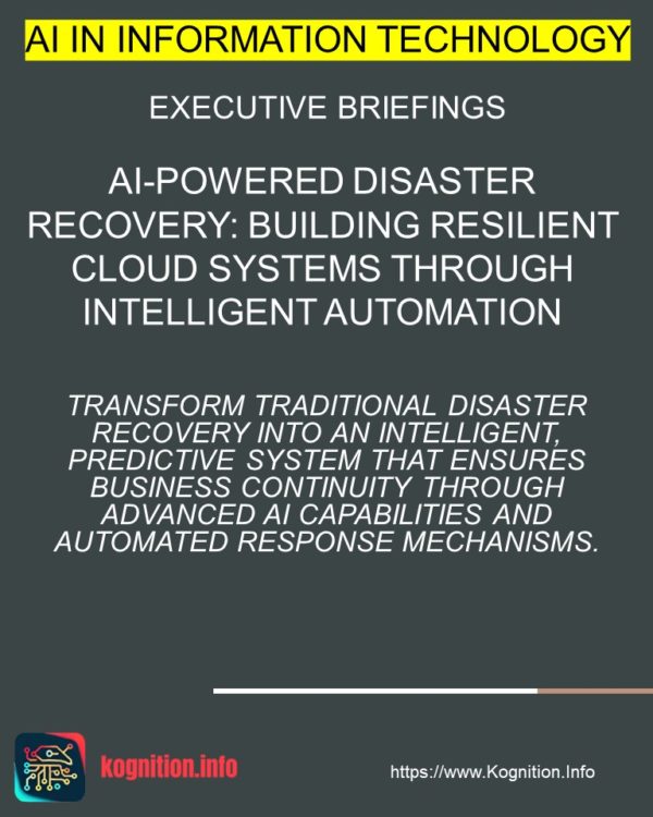 AI-Powered Disaster Recovery