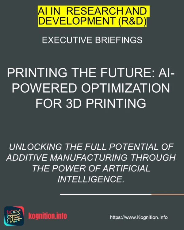 AI-Powered Optimization for 3D Printing