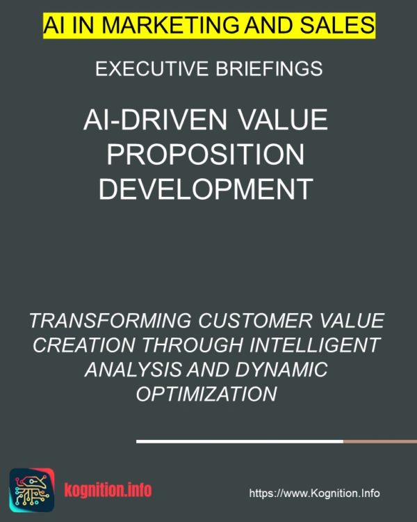 AI-Driven Value Proposition Development