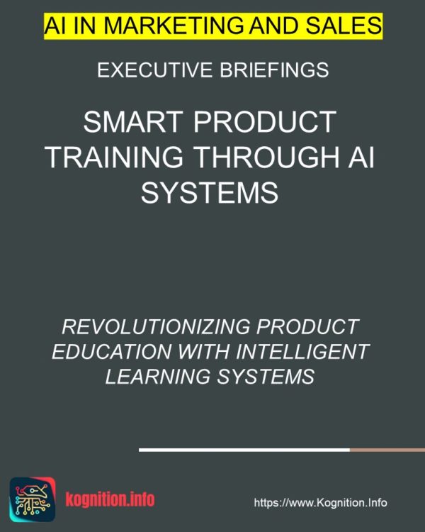 Smart Product Training Through AI Systems