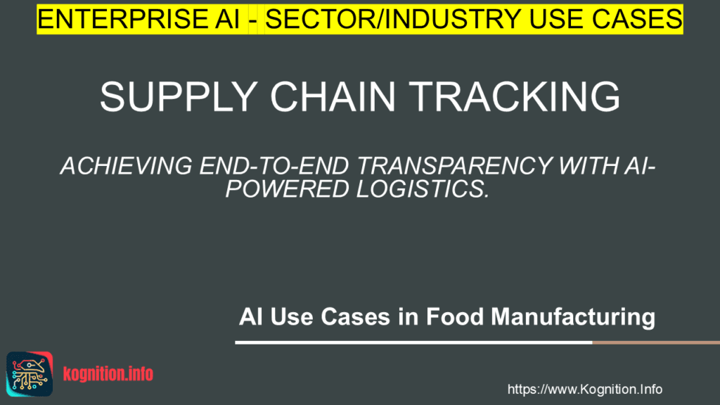 Supply Chain Tracking