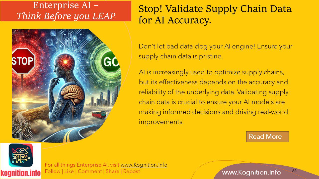 Stop! Validate Supply Chain Data for AI Accuracy.