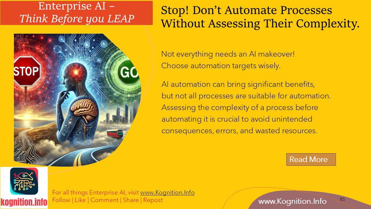 Stop Don’t Automate Processes Without Assessing Their Complexity