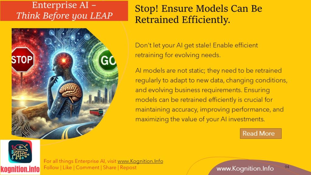 Stop! Ensure Models Can Be Retrained Efficiently.