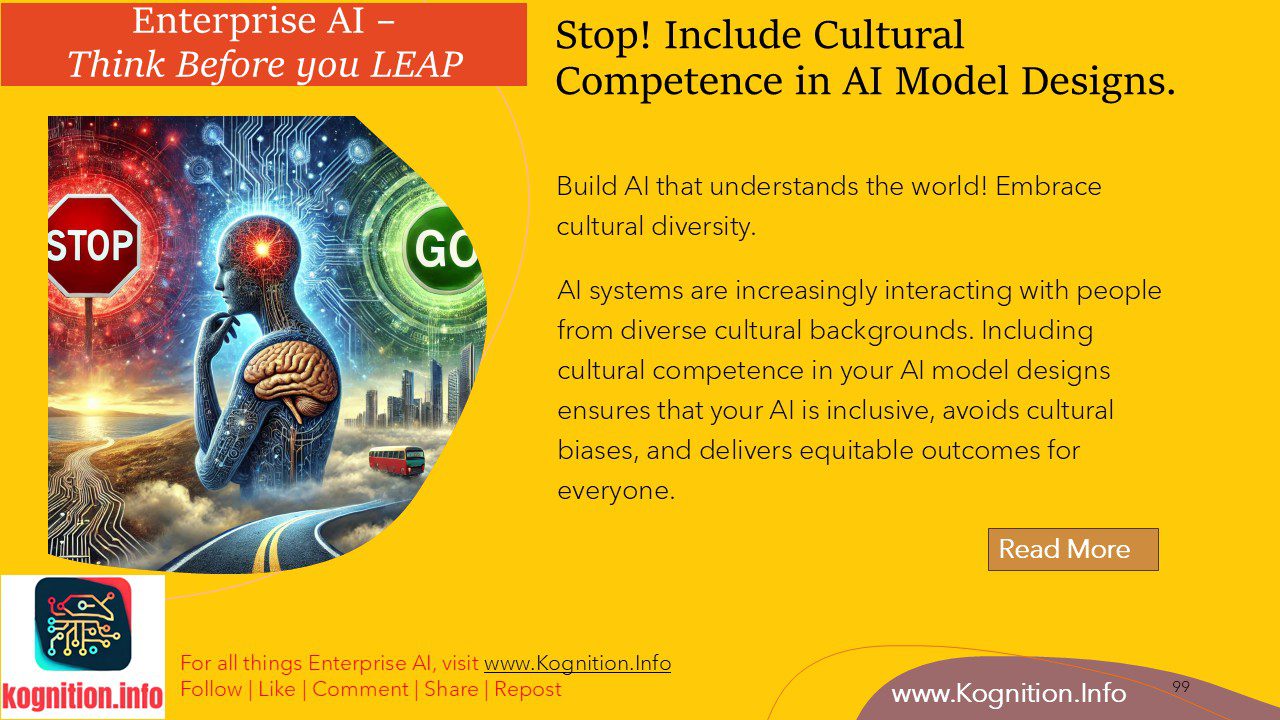 Stop Include Cultural Competence in AI Model Designs