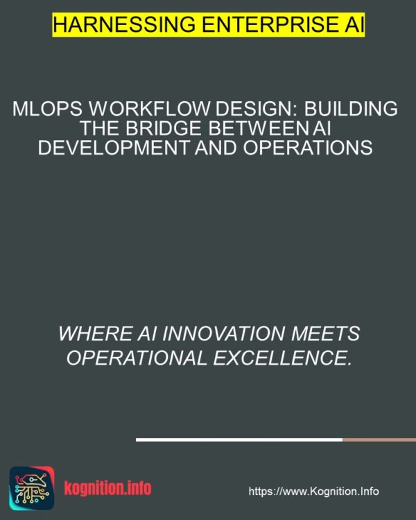 MLOps Workflow Design
