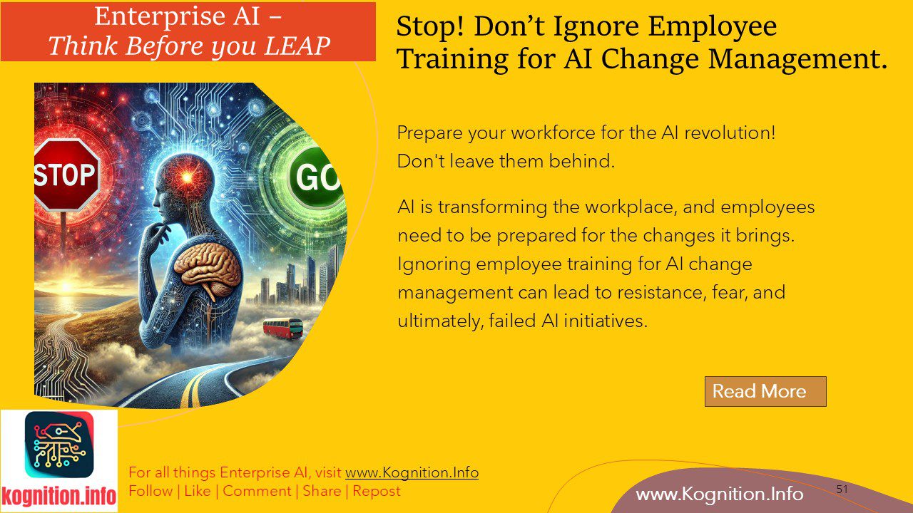 Stop! Don’t Ignore Employee Training for AI Change Management.