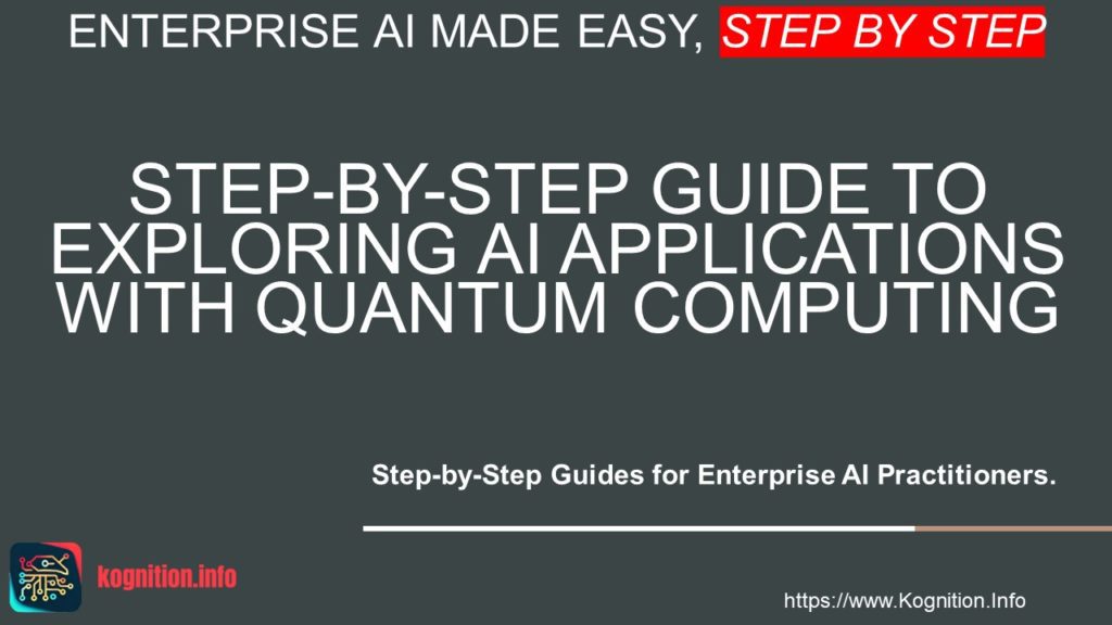 Exploring AI Applications with Quantum Computing