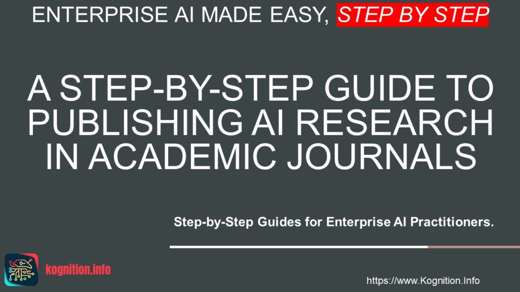 Publishing AI Research in Academic Journals
