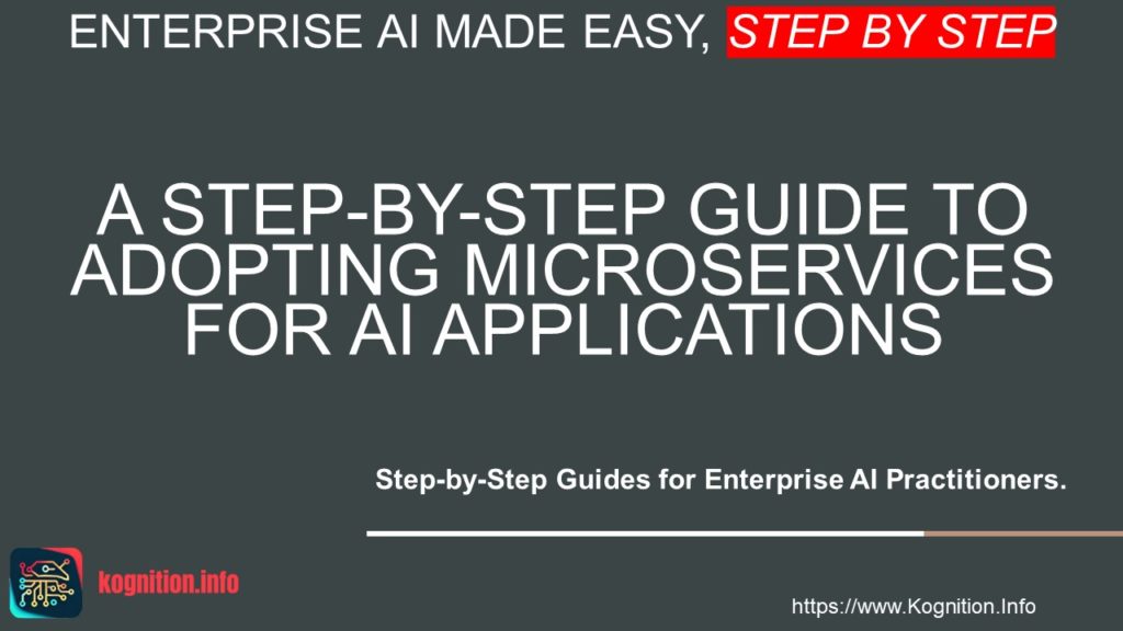 Adopting Microservices for AI Applications