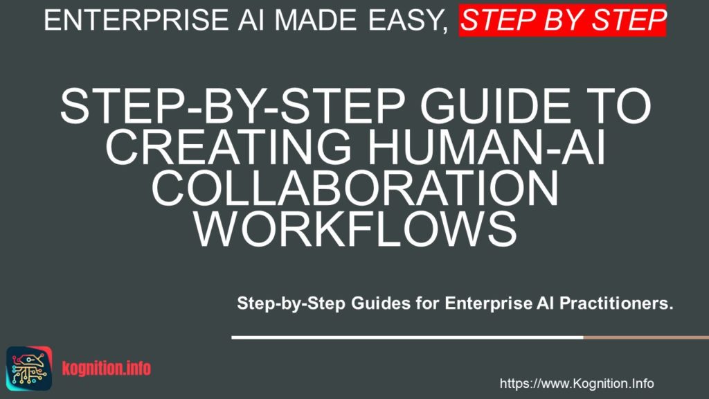 Creating Human-AI Collaboration Workflows