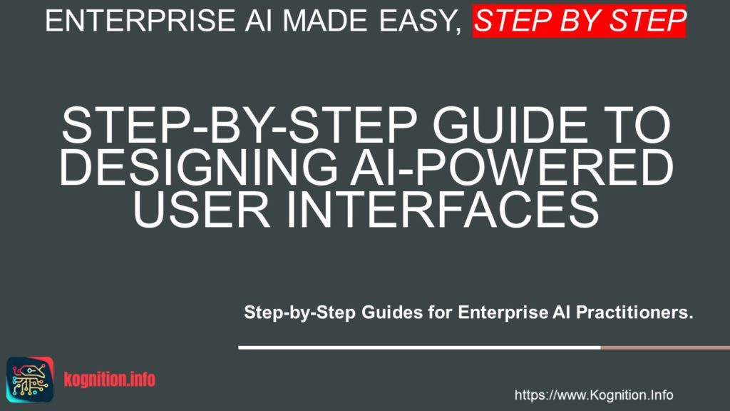 Designing AI-Powered User Interfaces