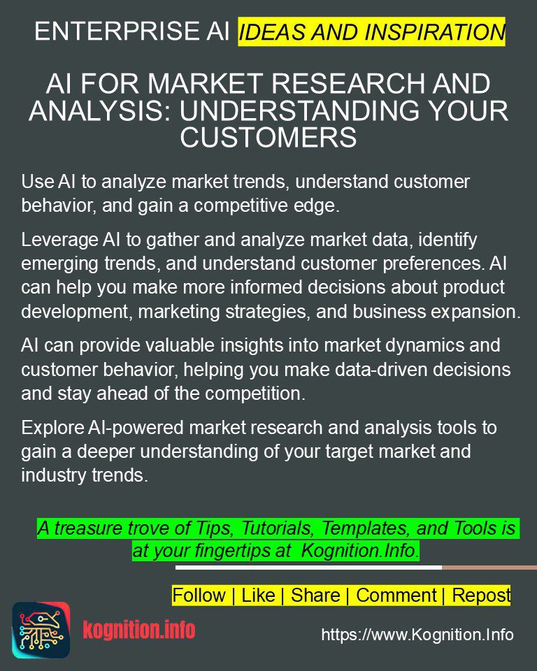 AI for Market Research and Analysis: Understanding Your Customers