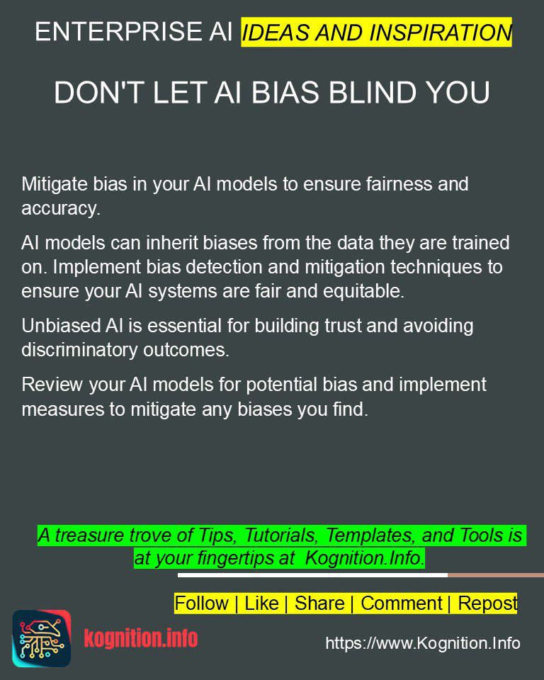 Don't Let AI Bias Blind You