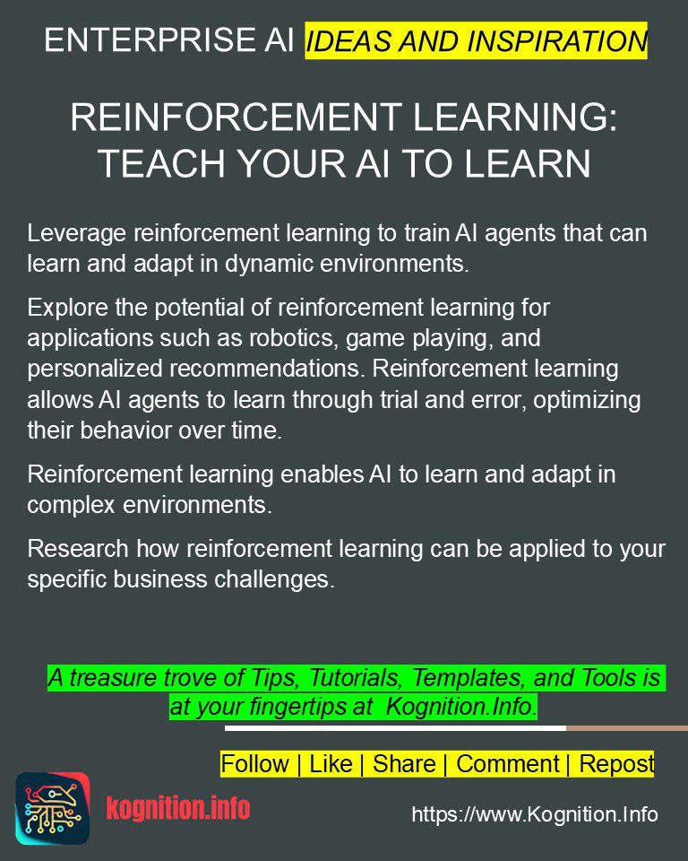 Reinforcement Learning: Teach Your AI to Learn