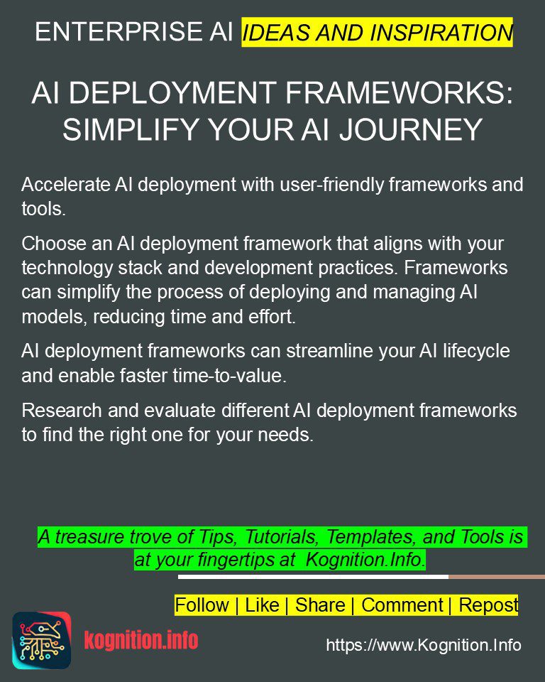 AI Deployment Frameworks: Simplify Your AI Journey