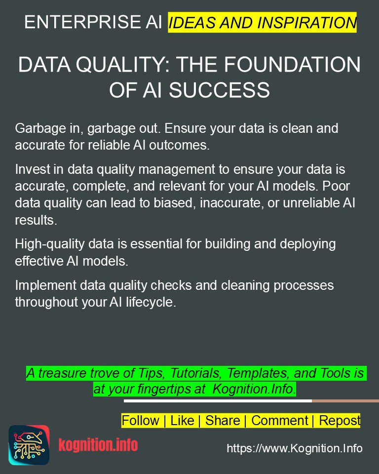 Data Quality: The Foundation of AI Success