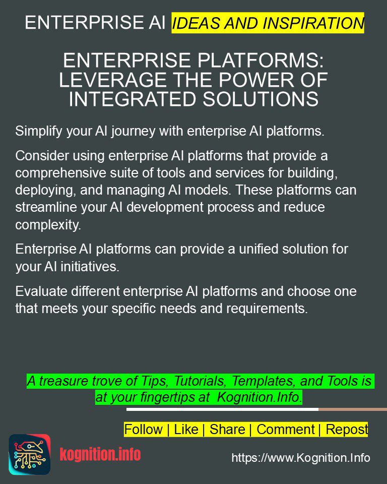 Enterprise Platforms: Leverage the Power of Integrated Solutions