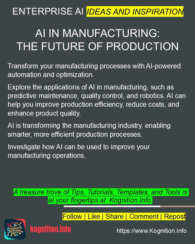 AI in Manufacturing: The Future of Production