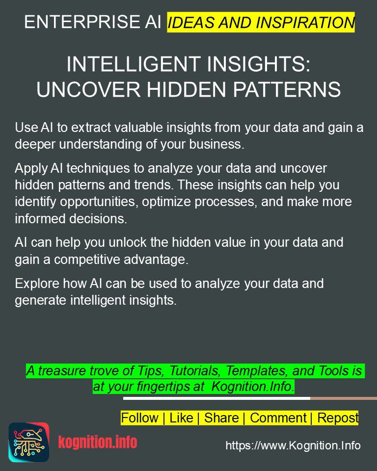 Intelligent Insights: Uncover Hidden Patterns